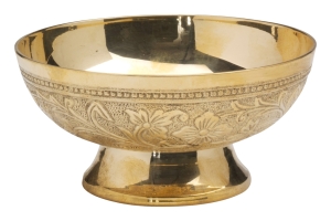 Raeucherschale-Messing-Blumenmuster